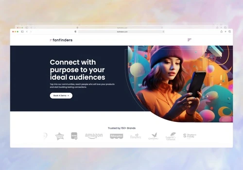 Fan Finders - website for B2B business