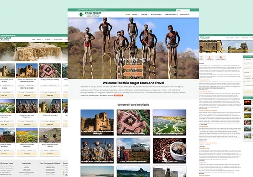 Ethio Target Tours Website Development