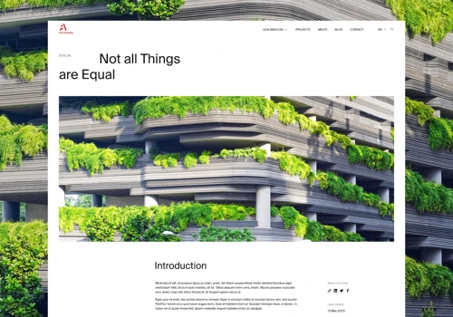 Arcos'arre - website for architecture company