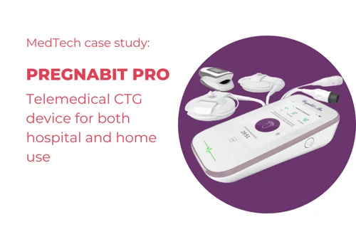 Telemedical CTG device for both hospital and home