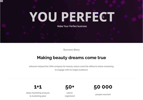 Project with Youperfect, SaaS IT industry