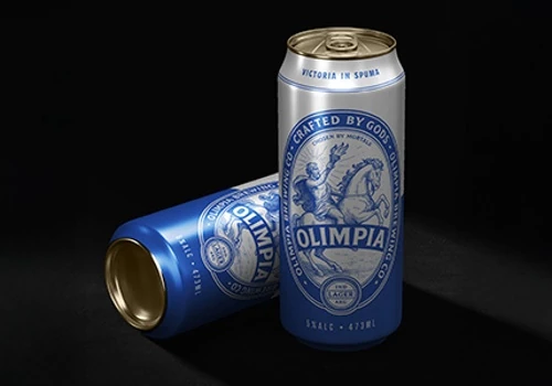 OLIMPIA Lager Beer - Brand Identity & Packaging