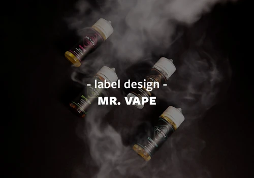 Label design  - MR. Vape