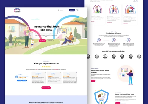 Website for Duliban Insurance