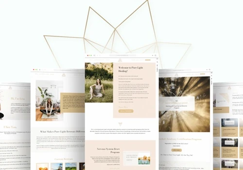 Web Design for Pure Light Wellness