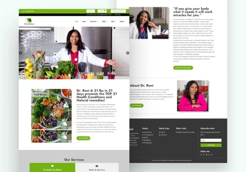 Dr. Roni's Website Design