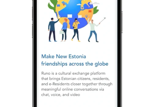 Social Media App for e-Residents, Digital Nomads