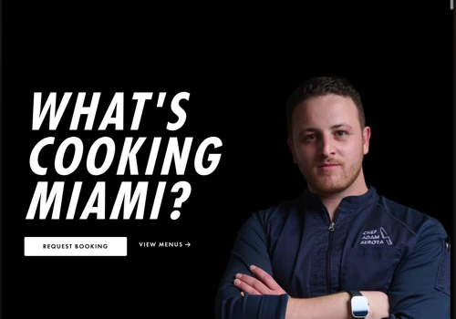 Miami Chef Webflow Site & Custom Ordering Software