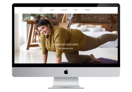 Yoga Teacher Website Template