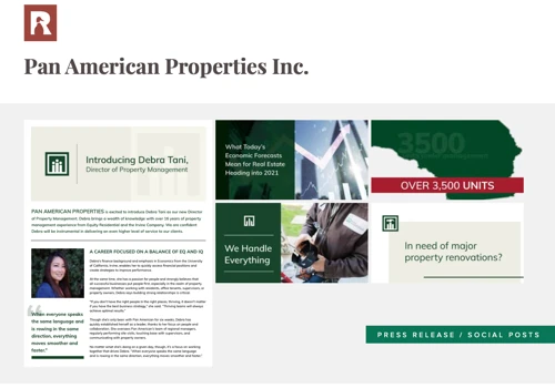 Email Marketing and Social Media for Property Management Company