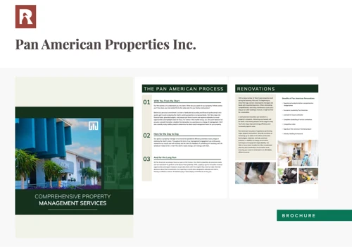 Corporate Brochure for Pan American Properties