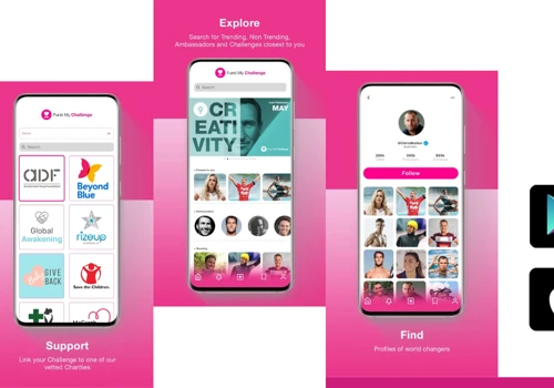 Fund My Challenge Mobile Apps