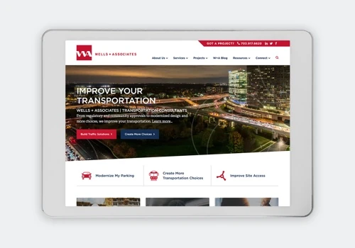 Wells and Associates Website Design