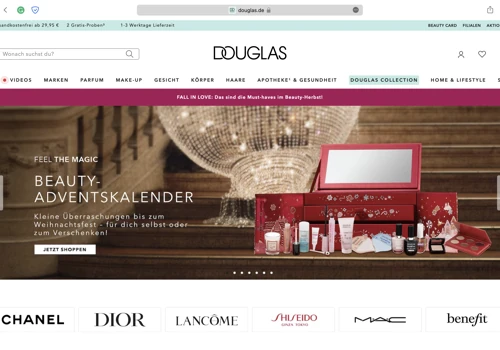 Web Development for Perfume and Cosmetics Retailer