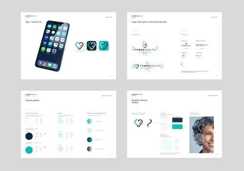 TympaHealth Brand Identity, Website and App Design
