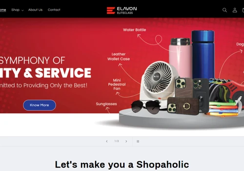 Elavon EliteClass Ecommerce Website