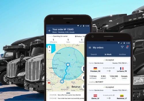 UBER-like cargo logistic service Transpotica.com