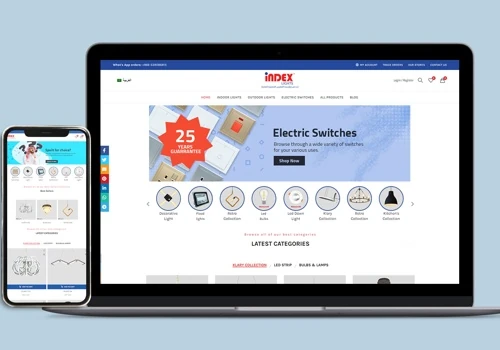 INDEXLIGHTS eCommerce website design and development