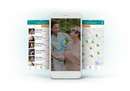 Phlex65 - On-Demand Caregiver App
