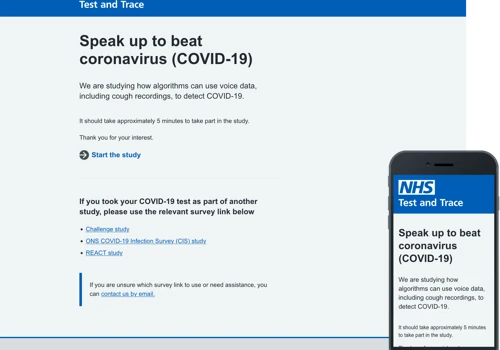 A web app to help beat Covid