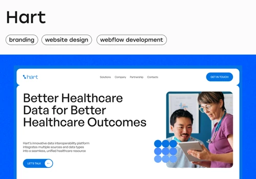 Branding and website for Healthtech startup