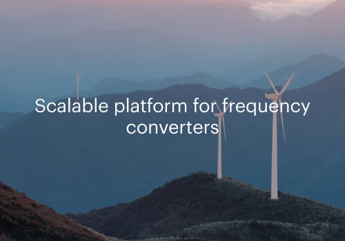 Scalable platform for frequency converters