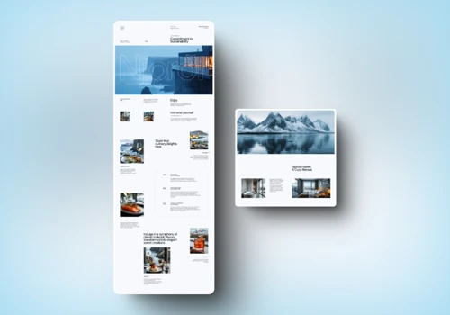 Web design for Icelandic restaraunt