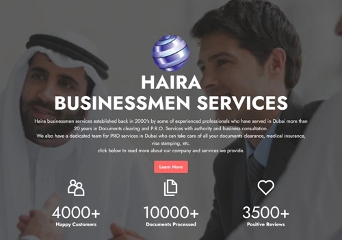Single page website