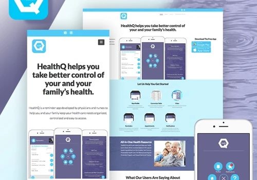HealthQ's Custom Website
