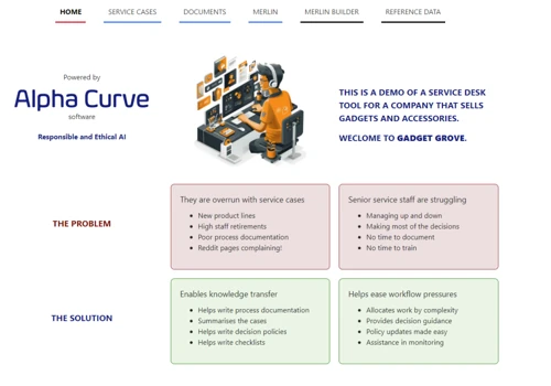 Cloud & Frontend Services for Alpha Curve's Gadget