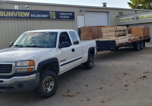 Transported a Solarium from Saskatoon to Creston