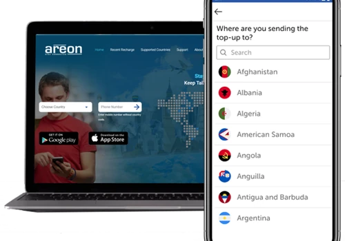 140+ Countries & 550+ Mobile Operator int.