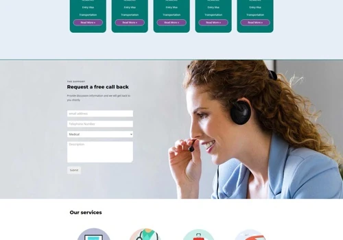 Medical website design