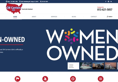 CW Carriers Website Redesign