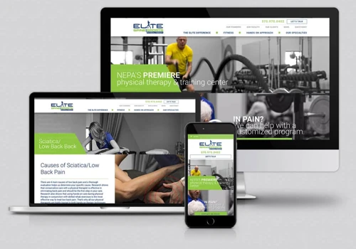 Website Designed for Physical Therapy Clinic