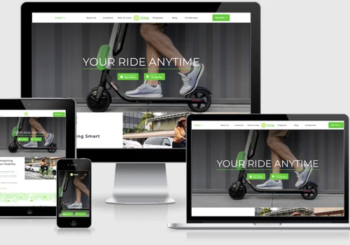 Limebike Website Development