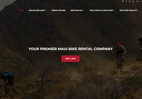 Krank Cycles, (E-commerce, Digital Marketing, Reservations Software)