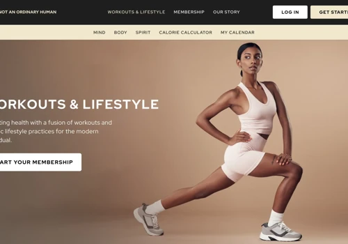 Fitness web app platform
