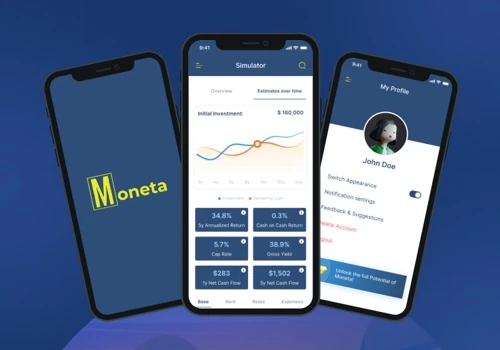 Moneta – Real Estate Investing Mobile Application