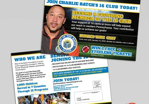 Best of the Batch Foundation Direct Mailer