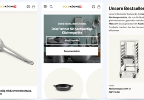 Webshop for high-quality kitchen products