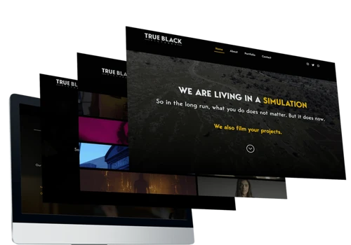 True Black Pictures Website