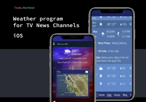 Weather program for TV News Channels (iOS)