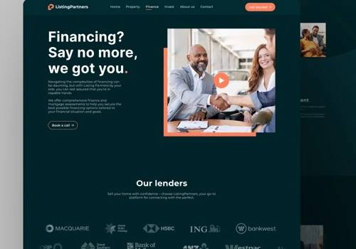 Listing Partners Rebranding & Webdesign