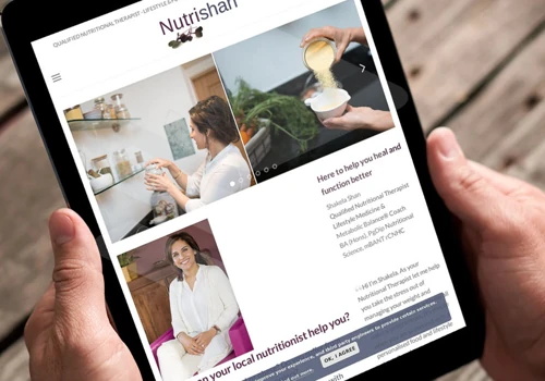 New website design for nutritionist