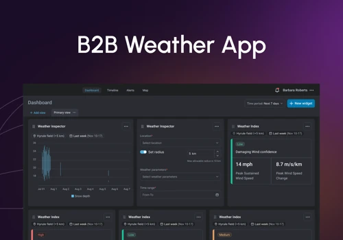 Design of a SaaS weather alerting application