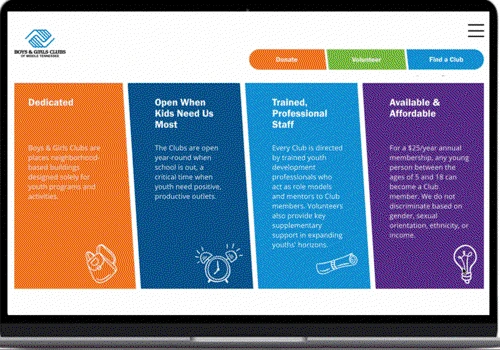 Boys and Girls Clubs of Middle TN [Web Design]