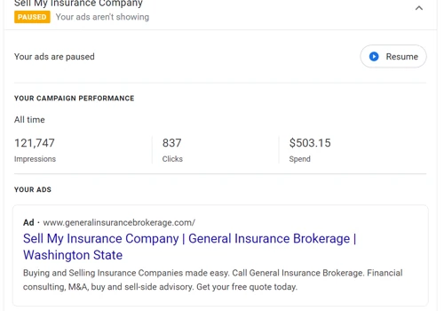 Responsive Ad Campaign - GIB