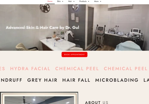 Aesthetics & Laser Clinic Website Design