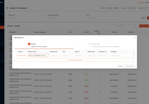 Energy management web application
